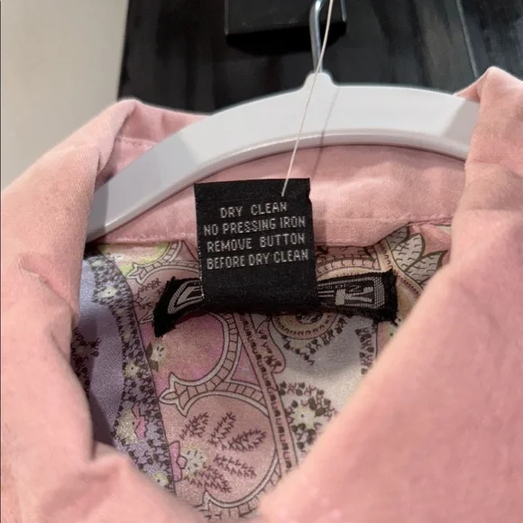 Berek Light Pink Jean Jacket with Embellished Buttons - Picture 3 of 9